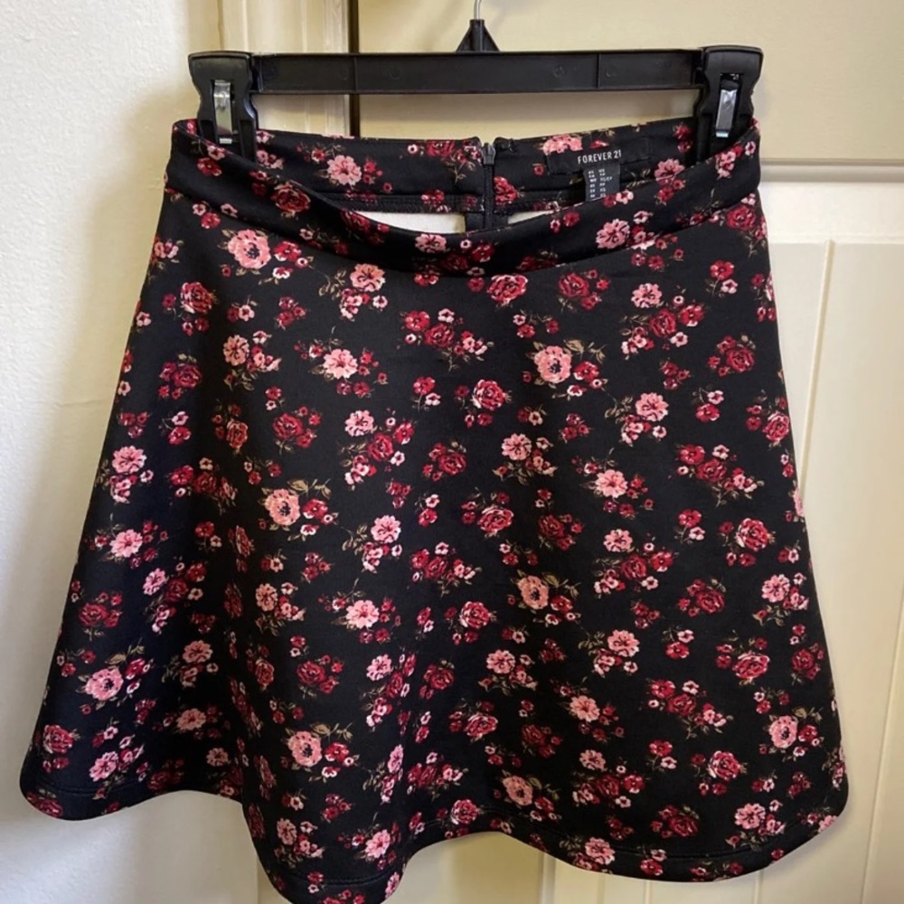 Forever 21 Flower Skirt